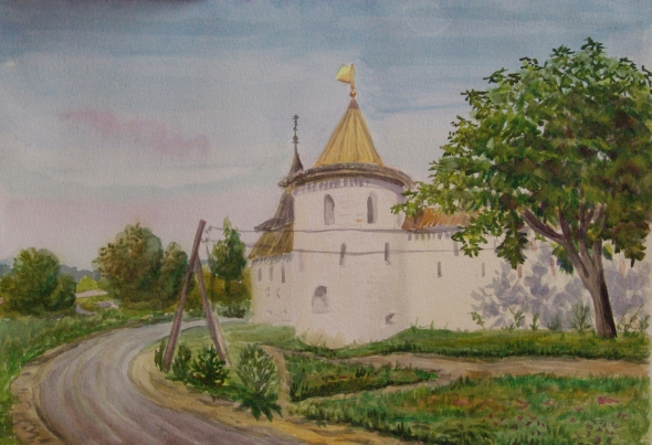 Дорога к монастырю (боровские этюды)