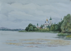 Вид на Спасо-Яковлевский Димитриев монастырь (Ростов Великий)